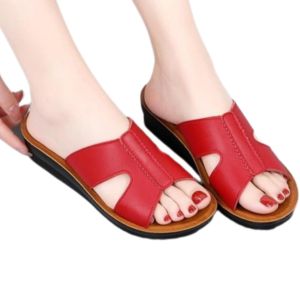 Sandal wanita wedges slop sendal Siral kasual kekinian murah