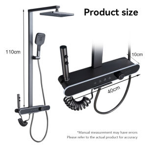 TISAS 2026 Stainless Steel LED Display Dual-Function Shower Set with PVD Coating and Adjustable Settings COD SUPPORT