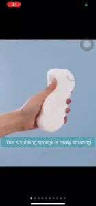 Exfoliate Soft Sponge Body Scrubber for Baby Adults Bath Scrub Sponge Skin Cleaner Dead Skin