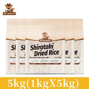Mr.Squirrel Dry Shirataki Rice 5kg Konjac Keto Low Carb Diet Healthy Rice Alternative Konjak Rice Wholesale