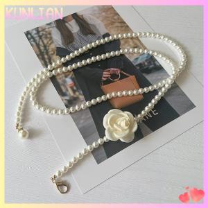 [KUNLIAN] New Waist Chain Women Decorative Flowers Fashion Thin Waist Belt Chain Women Skirt Casual Sweet Wind