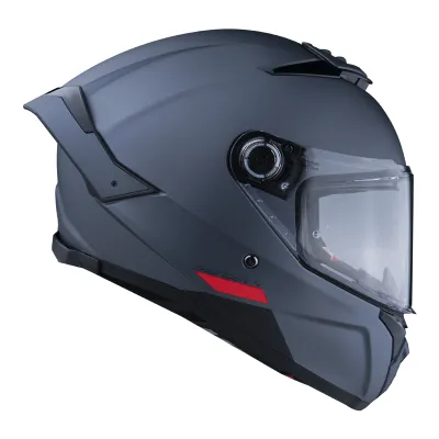 MT THUNDER 4 SV PD SOLID Full Face Dual Visor Motorcycle Helmet | ECE CERTIFIED | Free Clear Visor