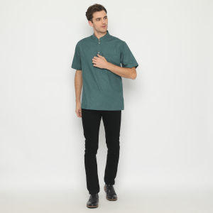 SHOHIB Baju Koko Lengan Pendek Premium SALMAN NEW