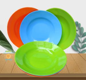 PIRING PLASTIK MURAH 12 PCS / PROMO FREE ONGKIR PIRING MAKAN PLASTIK 1 LUSIN / BAYAR DI TEMPAT / COD
