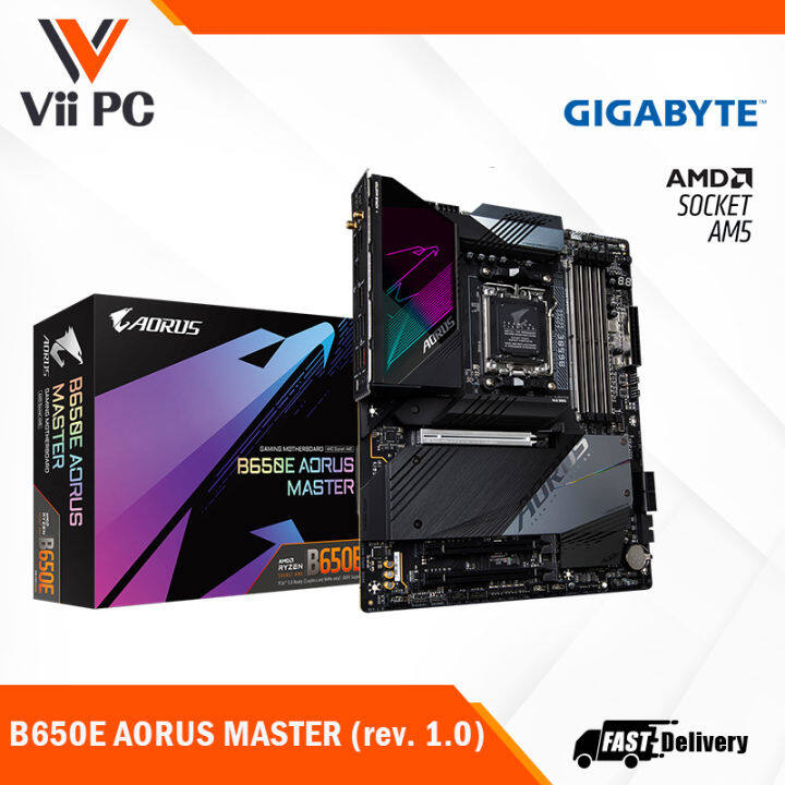 GIGABYTE B650E AORUS MASTER (rev. 1.0) ATX Motherboard , Wi