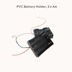 PVC Battery Holder 3 x AA