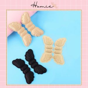 Lót gót giày chống rộng miếng lót gót chân chống đau cánh bướm 4D mặt gai silicon bám chân_LGG1