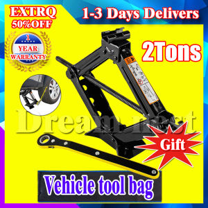 2 Tons Scissor Jack For Car Automotive Jack Kit Tire Jack Portable With Ratchet Ideal For Suv And Auto