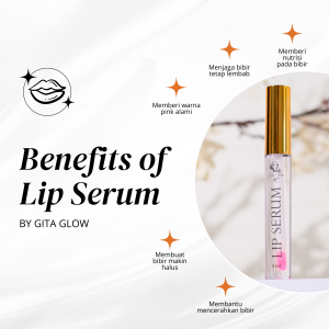 GITAGLOW Lip Serum Bibir 4ml Moisturizing Berubah Warna Pink Lip Balm Lip Care Serum Bibir Untuk Bibir Hitam Lip Oil Magic