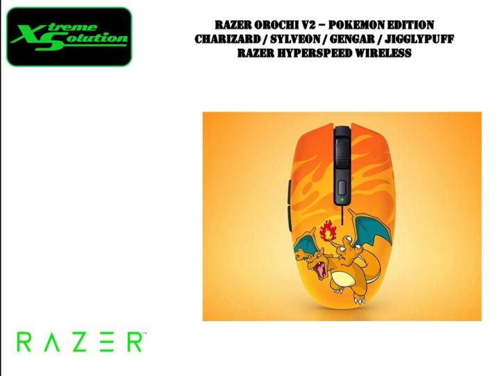 Razer Orochi V2 - Pokemon Edition | Charizard / Gengar / JigglyPuff ...
