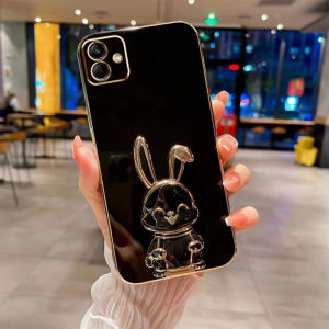 Luxury Softcase for Samsung A07 Free Rabbit Phone Holder