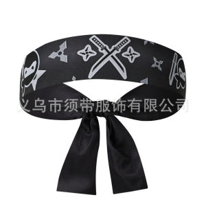 2026 Hot Sale [ Shipped from China ] Student Childrens Ninja Karate Samurai Headband Party Gift Decoration Birthday Theme Supplies Hairband B3