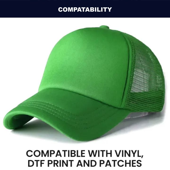 Sublimation Mesh Unisex Cap Plain Net Cap Baseball Cap Full Color