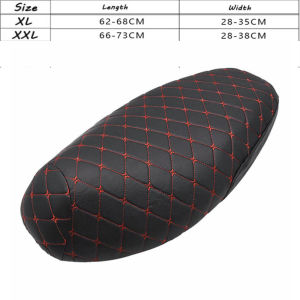 ( พร้อน ส่ง ）ที่หุ้มเบาะรถมอเตอร์ไซค์ ผ้าหุ้มเบาะมอเตอร์ไซต์ 3D หนัง PU กันน้ำและกันแดด ติดตั้งง่ายสะดวก ชื่อรุ่น: Seat Cushion Cover