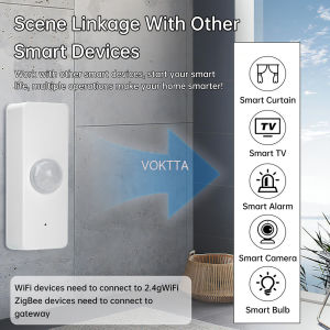 TUYA Smart WiFi/ZigBee เซ็นเซอร์การเคลื่อนไหวมนุษย์-เซนเซอร์ตรวจจับความเคลื่อนไหวอินฟราเรด PIR สำหรับบ้านอัตโนมัติอัจฉริยะ