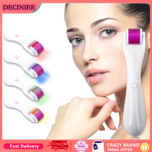 DECINIEE LED Electric Micro Need-les Derma Roller Titanium Mezoroller Microneed-le 0.2/0.25/0.3mm 540 Need-les for Body Skin Care Treatment