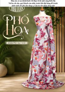 Vải Áo Dài Thái Tuấn Lụa Ánh Kim Họa Tiết – BST Phố Hoa – Vải May Áo Dài Cao Cấp-T7