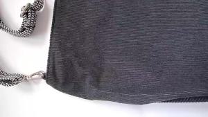 New in stock: Corduroy handbag for women large shoulder bag with zipper and pockets suitable for college and work