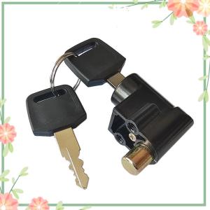 Green sea Electric Bicycle E-bike Electric Vehicle Battery Box Lock Front Lock Big Head Lock Electric Vehicle Anti-theft Lock Battery Lock