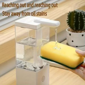 TIMES LORD Waterproof Automatic Sensor-operated Dispenser Multi-functional Space Saving Touchless Soap Dispenser Creative Leak-proof Kitchen Liquid Dispenser Bathroom