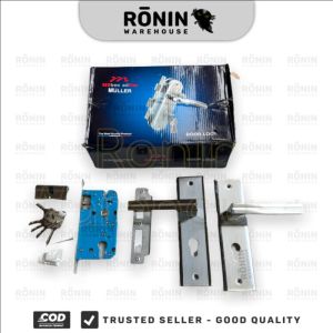 MULLER Gagang Handle Pegangan Kunci Pintu Rumah Door Set Stainless M