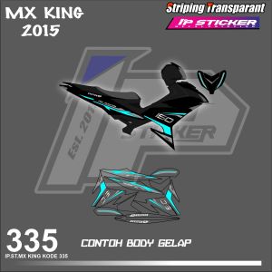 MX KING 2015  (COD) STIKER STRIPING MOTOR YAMAHA MX KING HOLOGRAM DAN TRANSPARAN