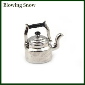 Blowing 1 12 Dollhouse Miniature Tea Kettle Tea Pot Pretend Play Furniture Toys
