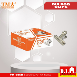 Do It Home TM-60131 Bulldog Clip 1 1/4 Inches Small Metal Clamp