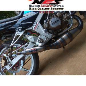 Knalpot Motor 2 Tak Yamaha Rx-King Ninja 150 / CHA Knalpot Telo Kolong 3v3