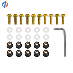 For YAMAHA NMAX 125 300 160 155 NMAX125 AEROX AEROX155 10PCS Motorcycle Windscreen Windshield Bolts Screws Nut Fastener
