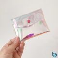 Dompet PVC Transparant Hologram Aesthetic/Tas Dompet Kecil Mini Cosmetic pouch - Best Stationary. 