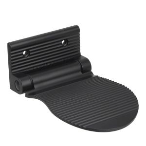 YANGS Foldable Shower Foot Rest Wall Mounted Aluminum Alloy Bathroom Footrest Stable Rust-proof Bathroom Pedals Bathroom
