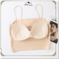 Tanktop Bra Seamless Ice Silk BH Tanpa Kawat Pakaian Dalam Wanita / Crop Top Tank Top Bralatte Korean Fashion Women SE P245. 