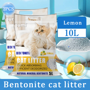 10L/5L New Bentonite Cat Litter High-Quality Cat Litter Sand Deodorizing Cat sand Lavender Lemon