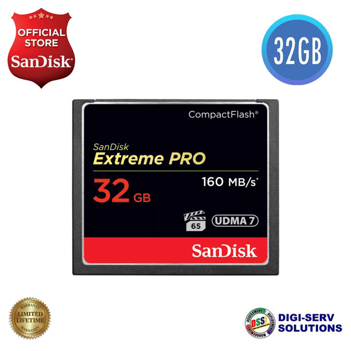 Sandisk Extreme Pro CompactFlash Memory Card 32GB (SDCFXPS