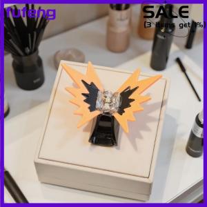 fufeng Korean Acrylic Splicing Butterfly Hair Grab For Girls Hair Claw Elegant Contrast Color Hair Clip Women Hair Accessories