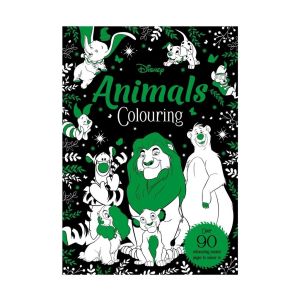 Disney Colouring Book Animals with Over 90 Images to Color & Thick Quality Paper For Kids & Adults