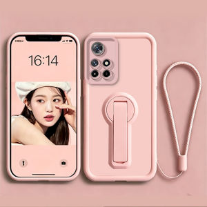Feadship Case for XIAOMI POCO M4 PRO 5G phone casing Softcase Silicone shockproof Cover new design aesthetic 360 ° rotate with holder Lanyard for girls cute pink JTXZZJ1