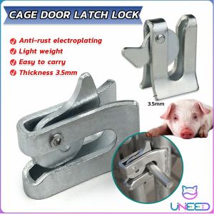 Need Galvanized Door Lock for Pig Pens Automatic Cage Door Latch Lock for Pigs Cage