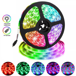 Camping LED Strip Light TV Backlight RGB Strip Light Background Wall Decorative Light Flexible PC Desk Screen RGB Room Decorative Lights 5M-30M