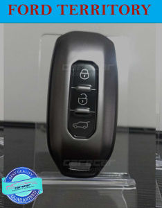 Premium Metal Gray TPU Cover for FORD Territory Smart Key / Keyless Entry Remote - 3 Buttons
