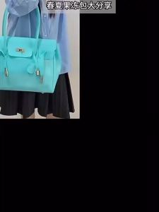 [ Spot Goods ]Jelly Firkin Gel bag TPU Transparent tote bag handbag shoulder bag waterproof beach bag