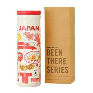 Starbucks JAPAN Been There Series Stainless Steel Tumbler 473ml. แก้วทัมเบลอร์สแตนเลสพร้อมถุงผ้า