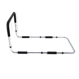 ราวจับข้างเตียง กันล้ม Bedside Armrest ที่กั้นเตียง รุ่นท่อกลม ปรับความสูงได้