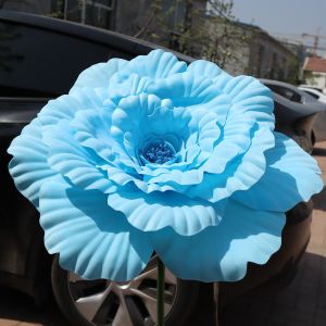 NOBLEE 40/50cm Artificial Peony PE Window Display Fake Flowers Giant Simulation Peony Flower Photo Props