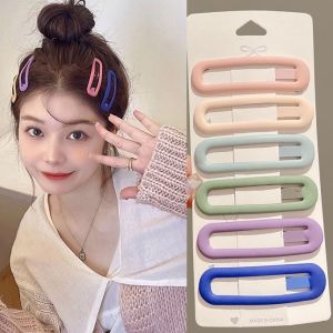 ชุดกิ๊บติดผมทรงสี่เหลี่ยมสวยงาม กิ๊บติดผม Bb สีสันสดใสสำหรับเด็กผู้หญิง กิ๊บติดผมคุณภาพสูง เครื่องประดับผม