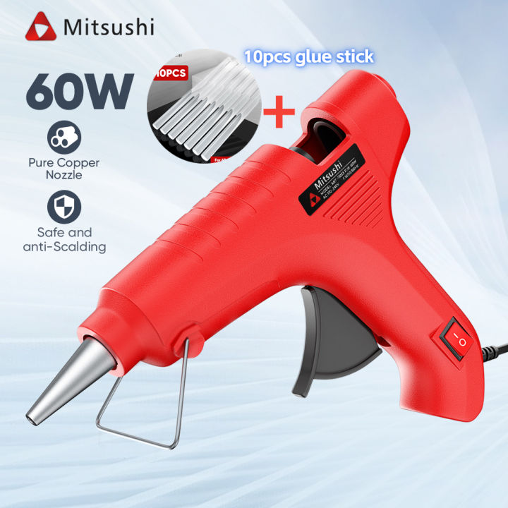 Electric Glue Gun Mitsushi 60W 100240V Hot Melt Glue Gun Heavy Duty Glue Gun Electronic Power