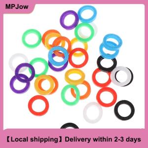 【Local shipping】 32X Bright Colors Hollow Silicone Key Cap Covers Topper Keyring Gift