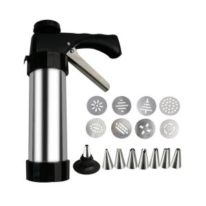 Biskut Raya DIY Cookie Press Maker Acuan biskut raya 15pcs Acuan Biskut Raya Cookie Press & 304 Stainless Steel Nozzles