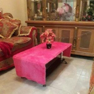 Taplak meja Bulu Rasfur lembut ukuran 180x50